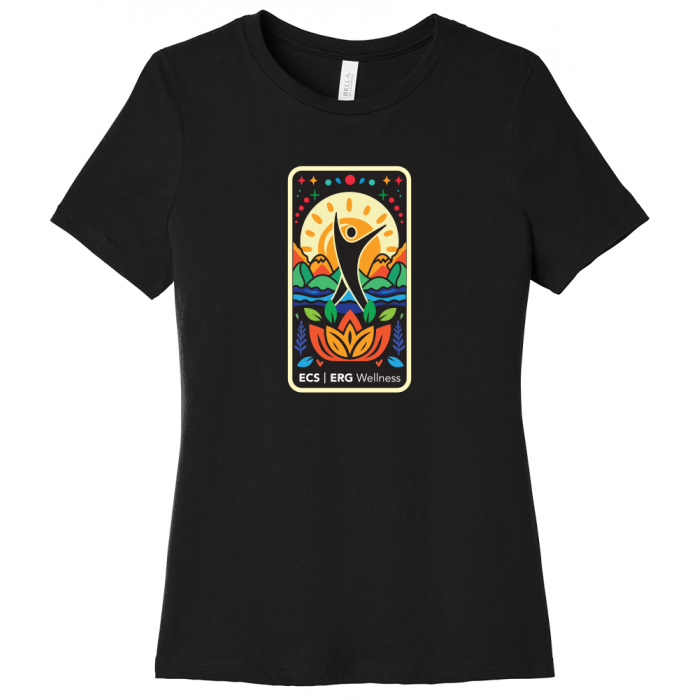 Wellness ERG Ladies' Relaxed Triblend Short Sleeve T-Shirt - Black Wellness ERG Ladies' Relaxed Triblend Short Sleeve T-Shirt - Black