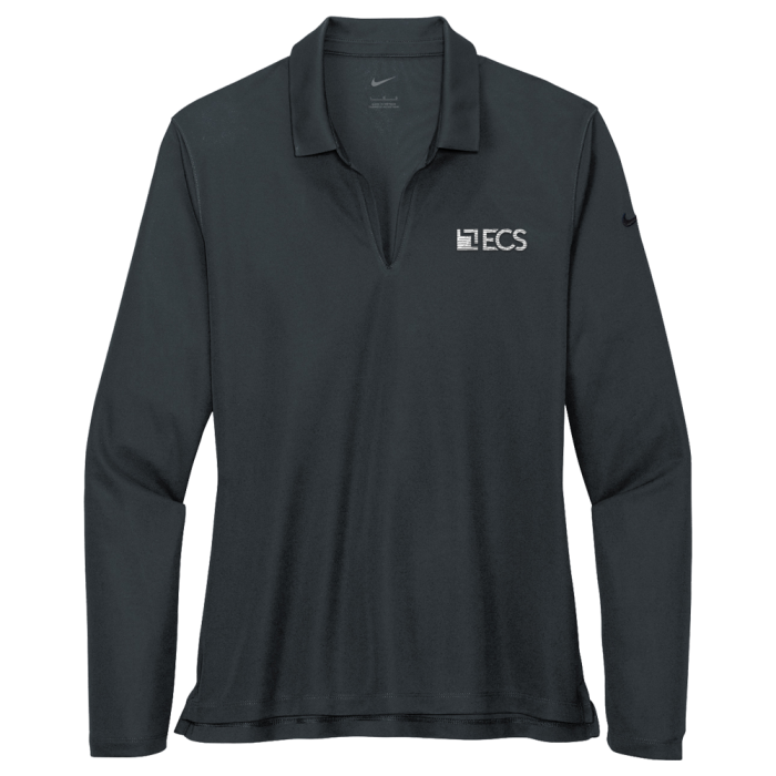 Nike Ladies Dri-FIT Micro Pique 2.0 Long Sleeve Polo